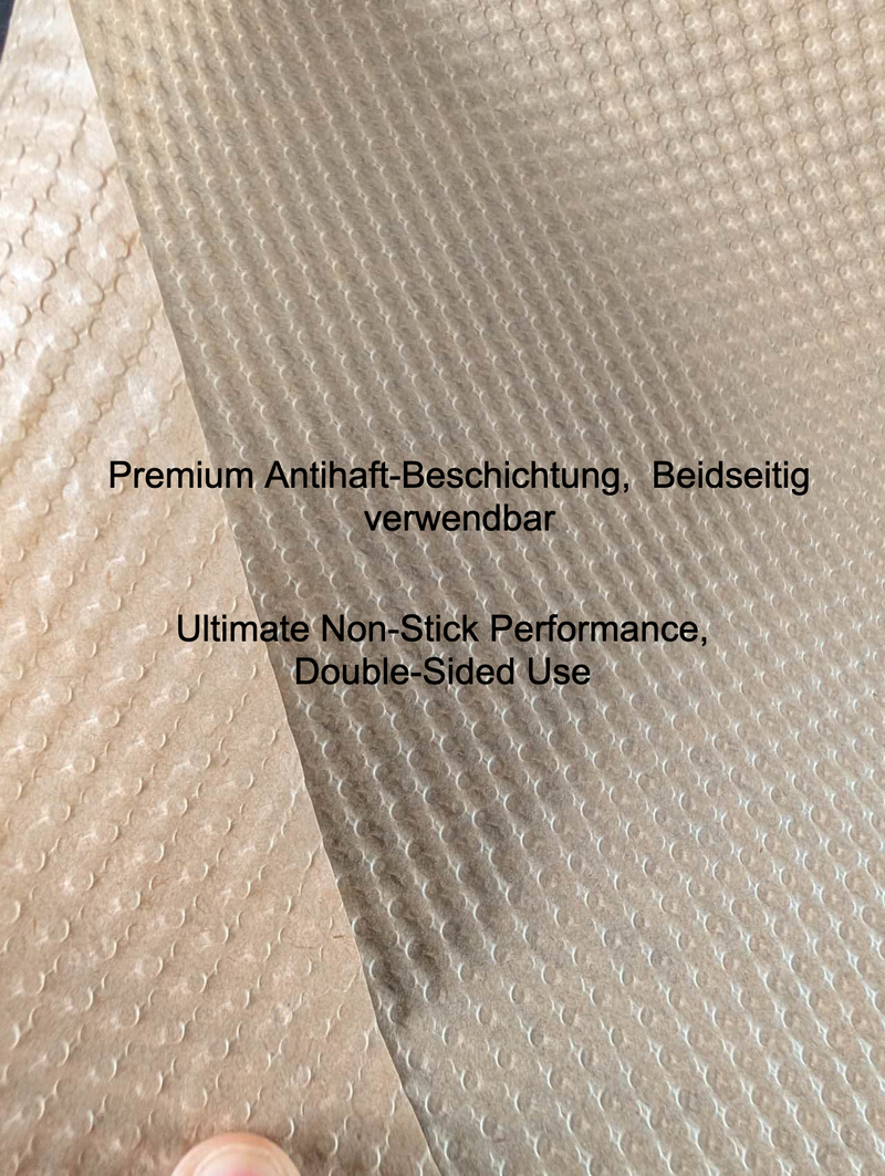 Baking paper in roll, 8m*38cm, BPA free, PFAS free, Unbleached,40g/m2, anti slip surface on both sides