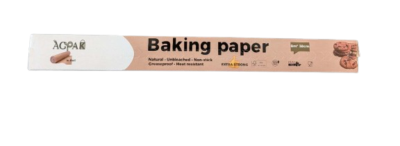 Baking paper in roll, 8m*38cm, BPA free, PFAS free, Unbleached,40g/m2, extra strong, Heavy Duty
