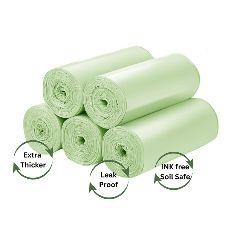 Kompostierbarer Beutel / Kompostierbarer Beutel, 20 l, Qualität garantiert, 0,072 €/Stück, 3,59 €/Rolle