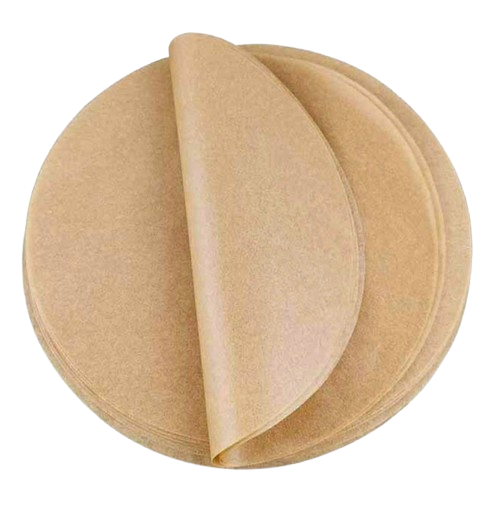 Backpapier/Burgerpapier/Hamburger-Patty-Papier, rund, 13 cm, BPA-frei, PFAS-frei, ungebleicht, 40 g/m²