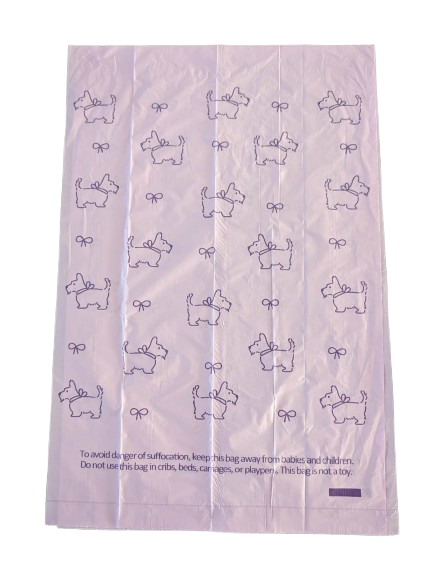 Hochwertige, nach Lavendel duftende Hundekotbeutel, 0,0186 €/Stück, 0,28 €/Rolle, auslaufsicher, reißfest