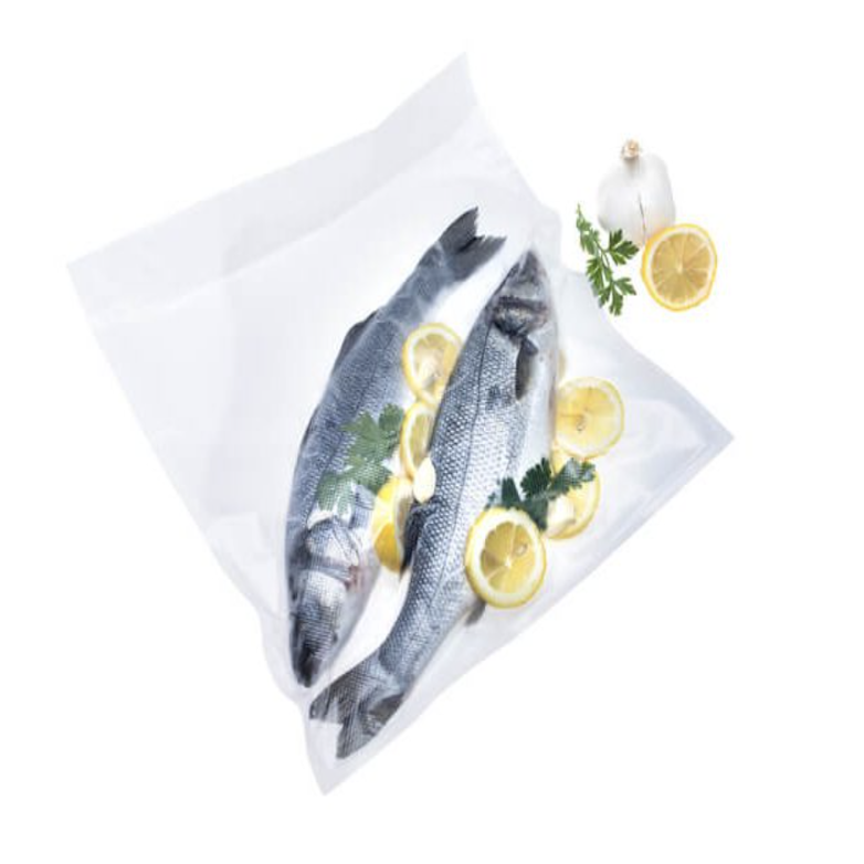 clear net packaging for food with avocados